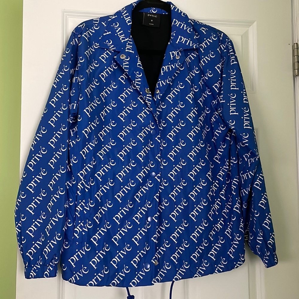 Privé Blue Streetwear Jacket